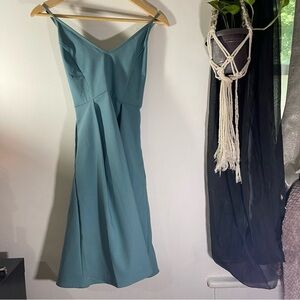 Elegant Teal Midi Dress